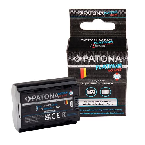 PATONA Platinum Battery f. Fuji FinePix NP-W235 XT-4 XT4, PATONA 1339