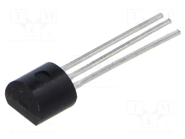 IC: temperature sensor; -40÷125°C; TO92; THT; Interface: analog TEXAS INSTRUMENTS LM60CIZ/NOPB