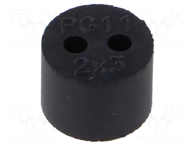 Insert for gland; 3mm; M16; IP68; NBR caoutchouc; Holes no: 2 HELUKABEL HELU-905774