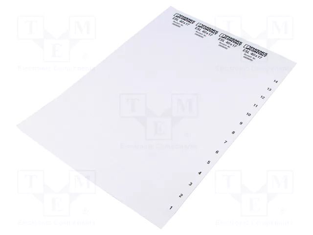 Label; white; 40mm PHOENIX CONTACT PH-0808095