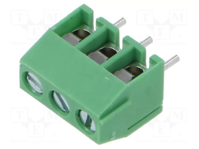 Connector: PCB terminal block; terminal; T5; 10A; PIN: 3; angled AMPHENOL ANYTEK T50301500000G