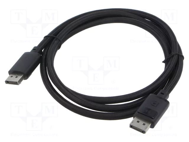 Cable; DisplayPort plug,both sides; textile; 2K,4K,5K,8K; 1.5m BASEUS B00633706111-01