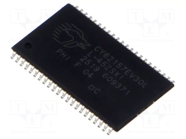 IC: SRAM memory; 8MbSRAM; 512kx16bit; 2.2÷3.6V; 45ns; TSOP44 II INFINEON (CYPRESS) CY62157EV30LL-45ZS