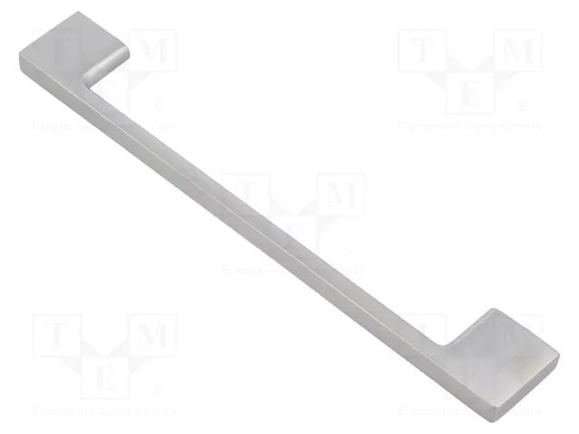 Holder; ZnAL; satin; H: 27.5mm; L: 193mm; W: 8.5mm; Holes pitch: 160mm GTV Poland GTV-UZ-819160-02