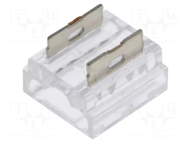 LED tape connector; for tape-to-tape connection; 6A; 12V,24V POS UQS-COB-8W-SS