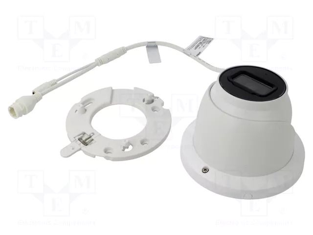 Camera: CCTV IP; Dim: Ø121.9x99.1mm; white-black; -40÷55°C; IP67 DAHUA 6923172581136