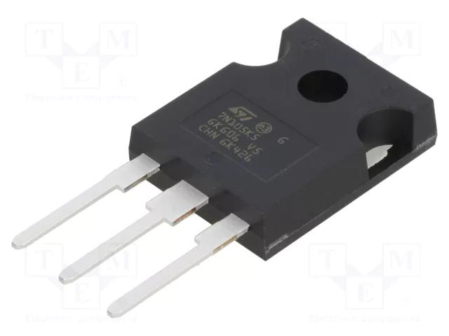 Transistor: N-MOSFET; unipolar; 1.05kV; 3A; Idm: 16A; 110W; TO247 STMicroelectronics STW7N105K5