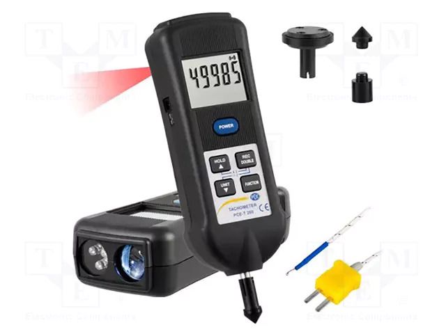 Tachometer; LCD; 5 digits; 207x67x39mm; Features: memory built-in PCE INSTRUMENTS PCE-T260