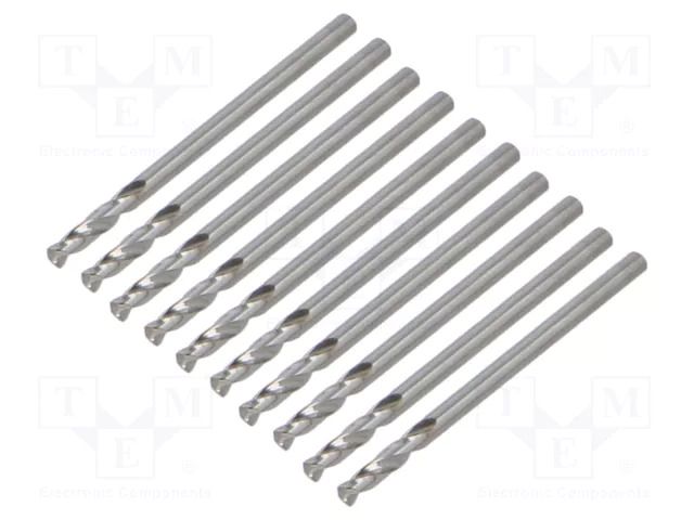 Drill bit; for metal; Ø: 2mm; L: 38mm; Working part len: 12mm; short RECA RECA-0635-000-020