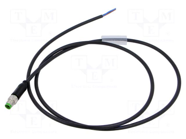 Cable: for sensors/automation; M8; PIN: 3; straight; 1m; plug; 60VDC MURRELEKTRONIK 7000-08001-6300100