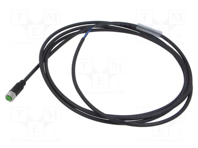 Cable: for sensors/automation; M8; PIN: 3; straight; 2m; plug; 60VDC MURRELEKTRONIK 7000-08041-6300200