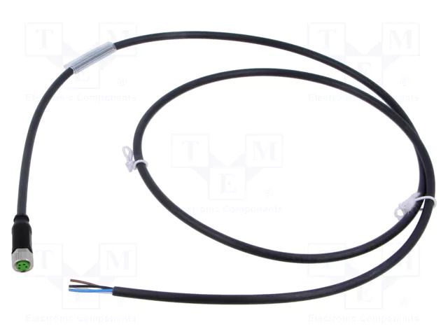 Cable: for sensors/automation; M8; PIN: 4; straight; 1m; plug; 60VDC MURRELEKTRONIK 7000-08061-6310100