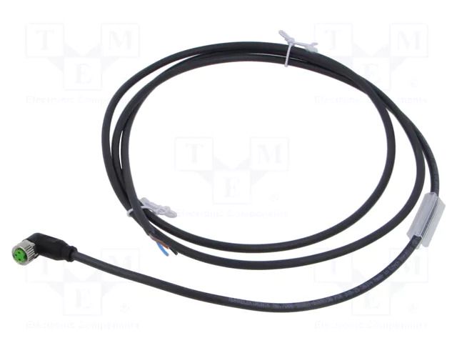 Cable: for sensors/automation; M8; PIN: 3; angled; 1.5m; plug; 60VDC MURRELEKTRONIK 7000-08081-6300150