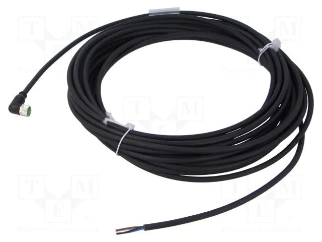 Cable: for sensors/automation; M8; PIN: 4; angled; 10m; plug; 60VDC MURRELEKTRONIK 7000-08101-6311000