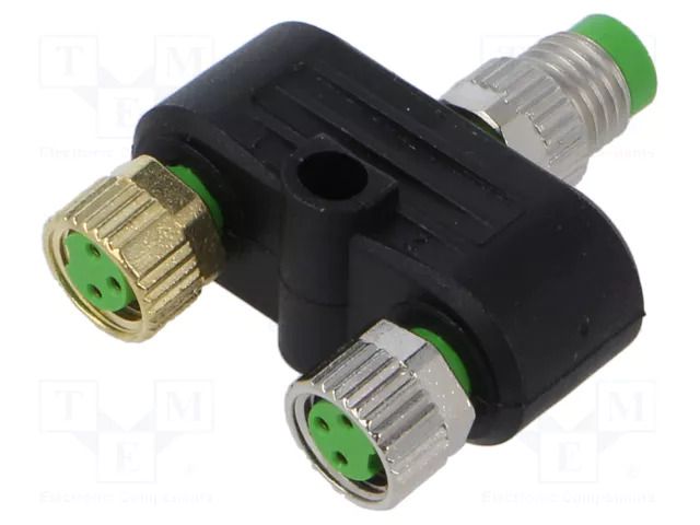 Adapter; M8; PIN: 3,4; 60VDC; 60VAC; 4A; 7000; IP67; -30÷85°C MURRELEKTRONIK 7000-88621-0000000