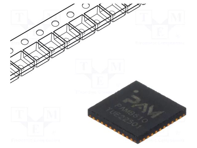 IC: audio amplifier; Pout: 10W; Ch: 2; Amp.class: D; QFN40; 7÷15VDC DIODES INCORPORATED PAM8610TR