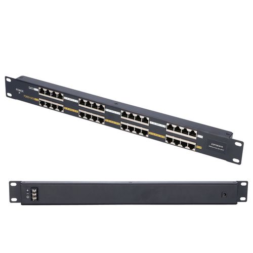 Extralink 16 Port | PoE Injector | 16x 100Mb/s RJ45, Rackmount, EXTRALINK EX.1995 5902560361995