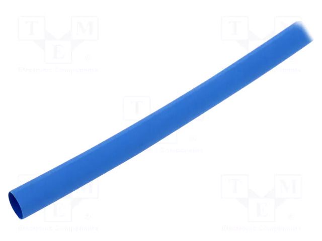 Heat shrink sleeve; glueless; 2: 1; 6.4mm; L: 1m; blue; polyolefine BM GROUP BMGBS064SBL