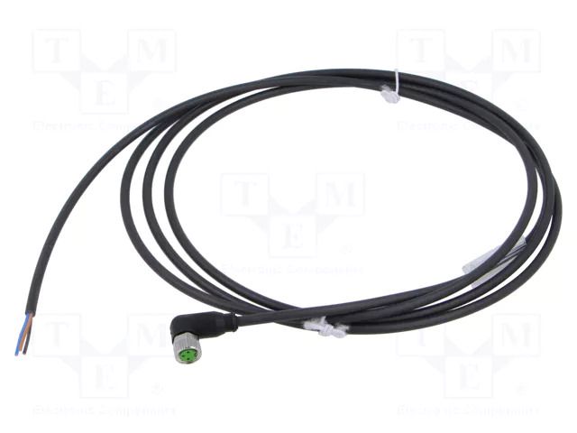 Cable: for sensors/automation; M8; PIN: 3; angled; 2m; plug; 60VDC MURRELEKTRONIK 7000-08081-6300200
