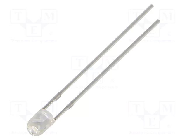 LED; blue; 3mm; 2180÷3000mcd; 60°; Front: convex; 2.9÷3.4VDC OPTOSUPPLY OSB5SA3761B