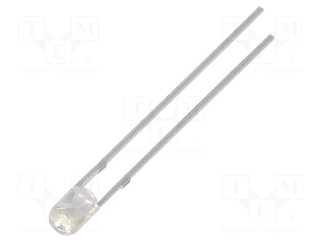 LED; green; 3mm; 5800÷7000mcd; 60°; Front: convex; 2.9÷3.4VDC OPTOSUPPLY OSG5DA3761B