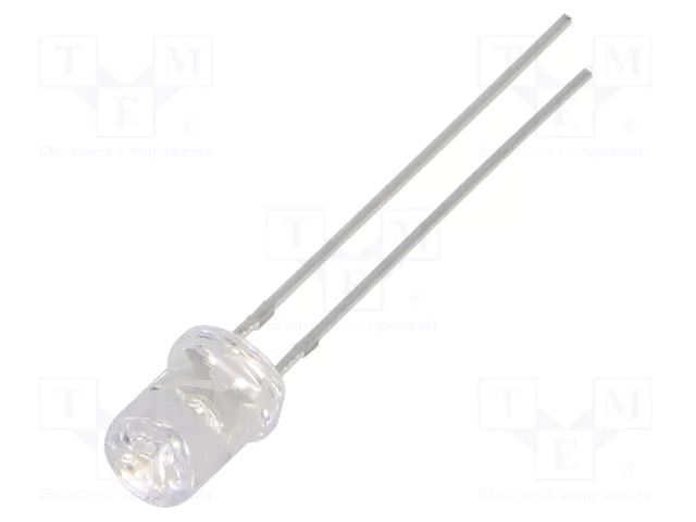 LED; green; 5mm; 750÷1120mcd; 120°; Front: recessed; 12÷15VDC OPTOSUPPLY OSG5DA53C1A-12V