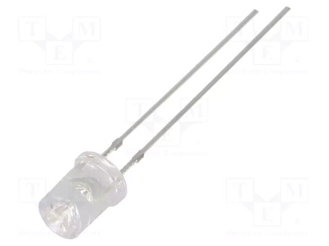 LED; orange; 5mm; 330÷500mcd; 120°; Front: recessed; 12÷15VDC OPTOSUPPLY OSO5PA53C1A-12V