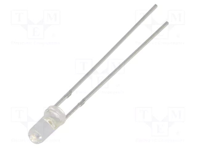 LED; green; 3mm; 2180÷3000mcd; 50°; Front: flat; 2.9÷3.4VDC OPTOSUPPLY OSPPD23N51A