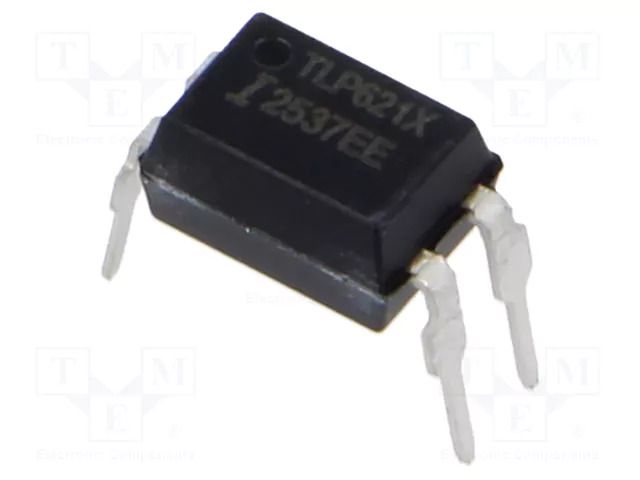 Optocoupler; THT; Ch: 1; OUT: transistor; Uinsul: 5.3kV; Uce: 55V; DIP ISOCOM TLP621X
