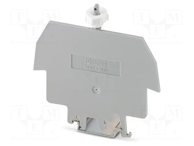 Cover profile carrier; L: 89mm; W: 2mm; H: 91mm; Body: grey PHOENIX CONTACT AP3-TUKS