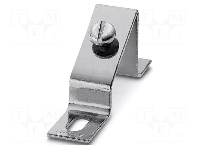Fixing element; L: 35.4mm; W: 19.7mm; H: 87mm; Body: silver PHOENIX CONTACT BG/S