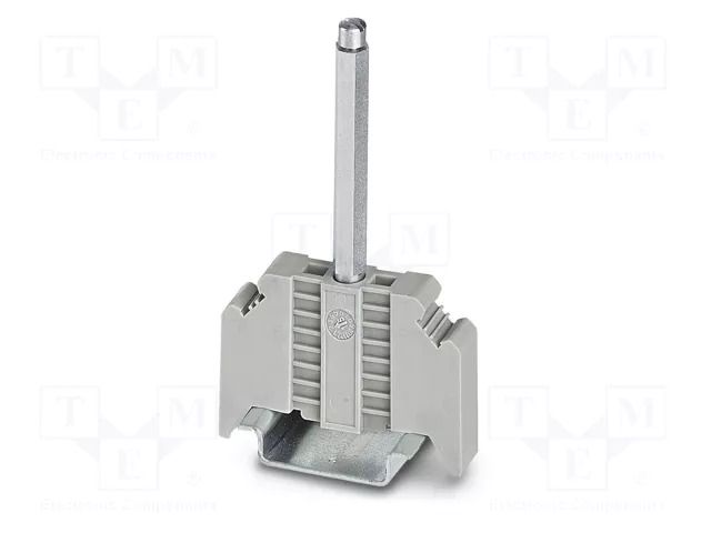 Cover profile carrier; L: 77.5mm; W: 9.5mm; H: 48.6mm; Body: grey PHOENIX CONTACT E/NS35N-APH