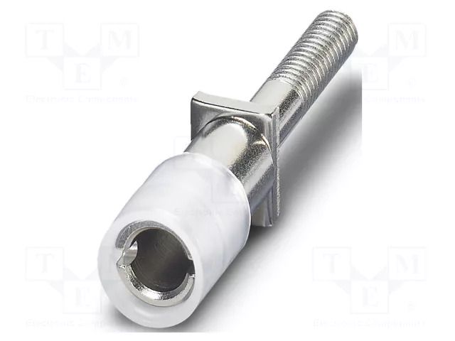 Test socket; screw terminal; PA; ways: 1; W: 6mm; H: 6mm; Body: white PHOENIX CONTACT PSBJ3.5/18/6WH
