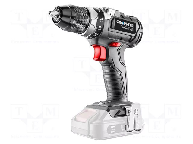 Drill/driver; battery; drilling,screwdriving; 18VDC; 58Nm; 2÷13mm GRAPHITE 58G019