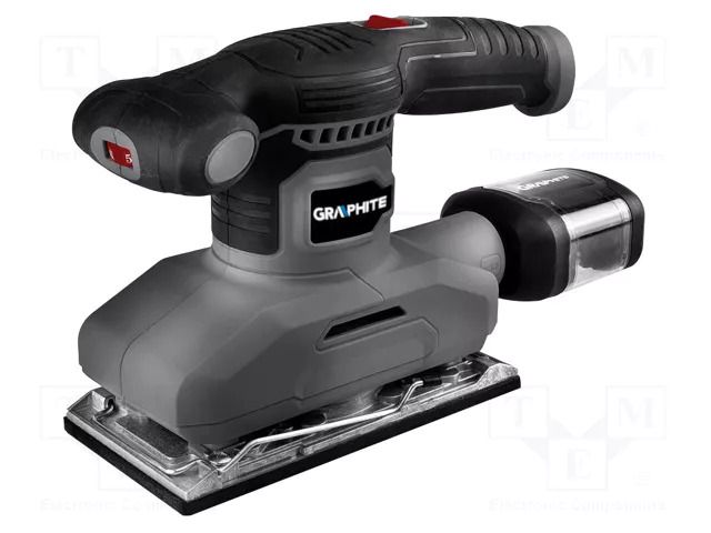 Finishing sander; electric; 260W; 230VAC; 90x187mm; Mounting: bur GRAPHITE 59G326