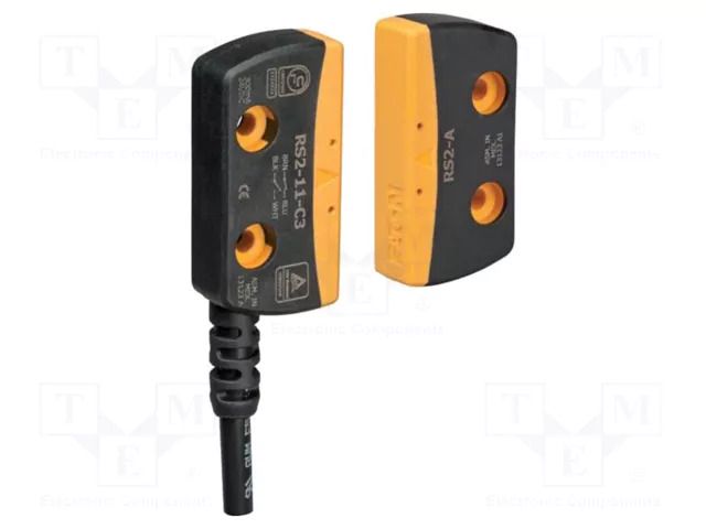 Safety switch: magnetic; RS2; NC x2; IP67; Electr.connect: wires EATON ELECTRIC RS2-02-C10