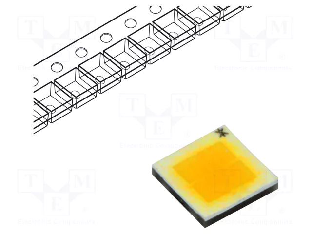 Power LED; white warm; 10W; 2660-3120K; 370÷400lm; 115°; 350mA ProLight Opto PBLC-10FVE-D4N