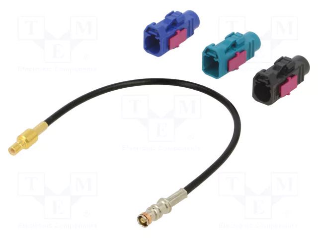 Cable; 200mm; Fakra female,SMB male; straight MTA 7581123