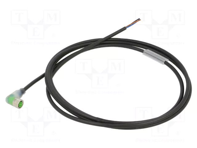 Cable: for sensors/automation; M8; PIN: 3; angled; 2m; plug; 30VDC MURRELEKTRONIK 7000-08121-6300200