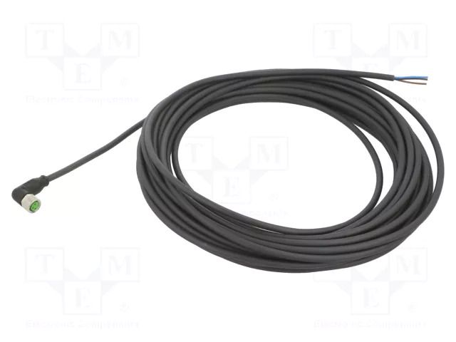 Cable: for sensors/automation; M8; PIN: 3; angled; 10m; plug; 60VDC MURRELEKTRONIK 7000-08081-6301000