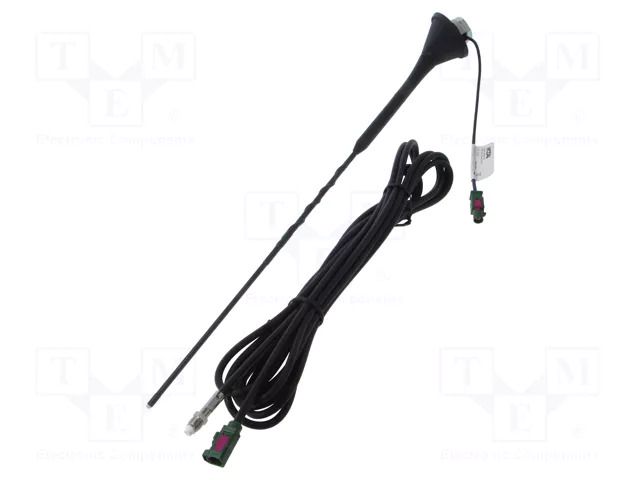 Antenna; car top,automotive,external; 380mm; VHF; universal; 5m MTA 7771002