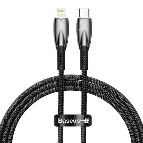 Baseus CADH000001 Lightning - USB-C PD cable 20W 480Mb/s 1m - black, Baseus 6932172617844 6932172617844