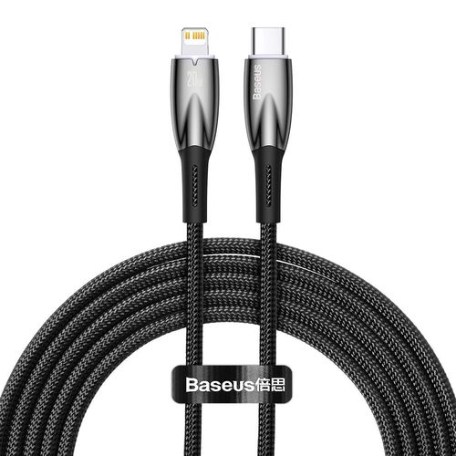 Baseus CADH000101 Lightning - USB-C PD cable 20W 480Mb/s 2m - black, Baseus 6932172617875 6932172617875