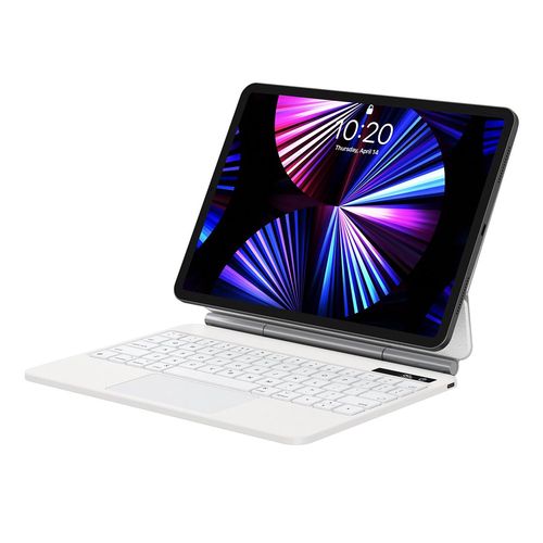 Magnetic case with keyboard for iPad Pro 12.9&#39;&#39; Baseus Brilliance - white, Baseus 6932172620011 6932172620011