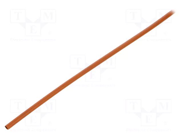 Heat shrink sleeve; glueless,thin walled; 2: 1; 1.6mm; L: 1000mm RADPOL RCH1-1.6/0.8X1-BR
