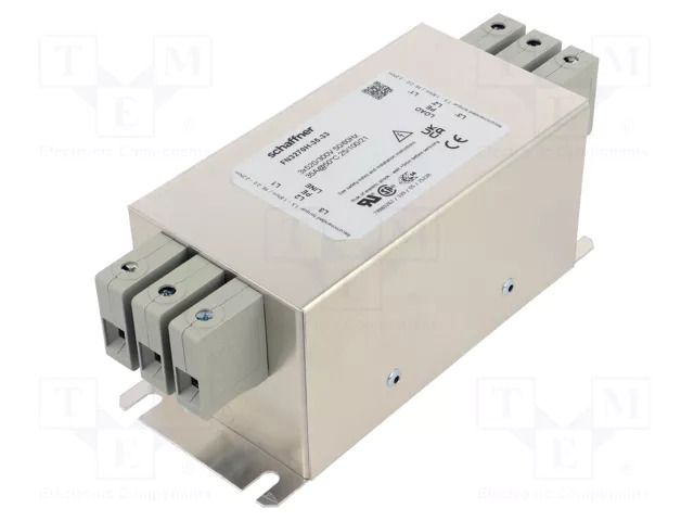 Filter: anti-interference; three-phase; 520VAC; screw; Ir: 3.4mA SCHAFFNER / TE Connectivity FN3270H-35-33