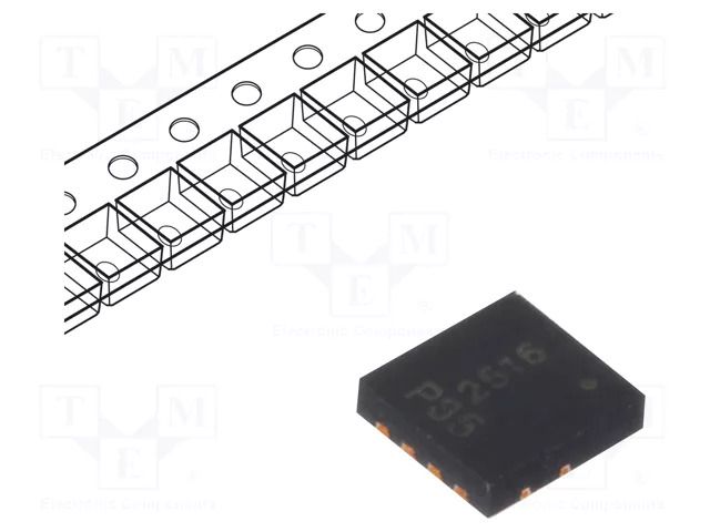 Transistor: P-MOSFET; unipolar; -30V; -10A; Idm: -70A; 2.3W DIODES INCORPORATED DMP3035SFG-7