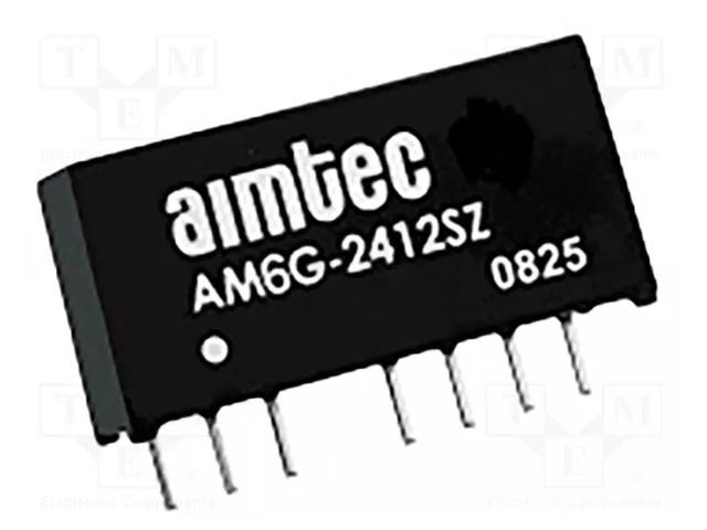 Converter: DC/DC; 6W; Uin: 36÷75VDC; Uout: 12VDC; SIP8; THT; AM6G-Z AIMTEC AM6G-4812SH30Z
