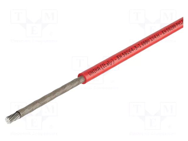 Wire: mains; UNIRAIL S 50264-3-1 600V M FR; 1x400mm2; Colour: red LAPP LAPP-15382119