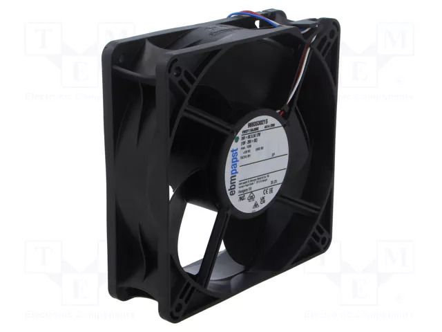 Fan: DC; axial; 24VDC; 119x119x38mm; 280m3/h; ball; 5000rpm EBM-PAPST 4414/2HH